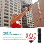 Movo iVlogger-PRO Vlogging Kit for iPhone/Android - YouTube Starter Kit for Content Creators - Accessories: Phone Tripod, Phone Mount, RGB Light and VXR10 Shotgun Mic