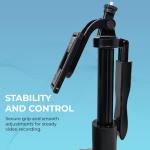 Vlogging Kit for iPhone, YouTube TikTok Podcast Video Recording Starter Kit for Content Creators, Equipment: Full Size Tripod, Phone Stabilizer, Bluetooth Shotgun Microphones & LED Lights