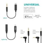 Movo iVlogger-PRO Vlogging Kit for iPhone/Android - YouTube Starter Kit for Content Creators - Accessories: Phone Tripod, Phone Mount, RGB Light and VXR10 Shotgun Mic
