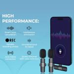 Vlogging Kit for iPhone, YouTube TikTok Podcast Video Recording Starter Kit for Content Creators, Equipment: Full Size Tripod, Phone Stabilizer, Bluetooth Shotgun Microphones & LED Lights