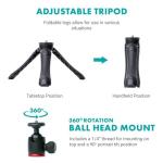 Movo iVlogger Vlogging Kit for iPhone - Lightning Compatible YouTube Starter Kit for Content Creators - Accessories: Phone Tripod, Phone Mount, LED Light and Shotgun Microphone