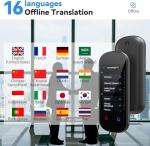Language Translator Device No WiFi Needed, 137+ Languages Voice Translator Device Two-Way, Instant Translation Device Real Time Support Offline/Recording/Photo Translation for Travel Business Gift