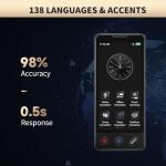 AI Language Translator Device, 2025 Upgraded Translator No WiFi Needed, Support ChatGPT, Voice Instant Two-Way 138 Language Translator, Offline/Recording/Photo Translation for Business Travel