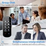 Language Translator Device No WiFi Needed, 137+ Languages Voice Translator Device Two-Way, Instant Translation Device Real Time Support Offline/Recording/Photo Translation for Travel Business Gift