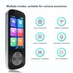 Language Translator Device, Language Translator Two Way with Voice/Offline/Photo 137+ Languages, Translator Device No WiFi Needed, Real-Time Portable AI Translator for Travel Learning Business