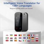 Language Translator Device, 138 Language Real-Time Voice Translator Upgraded ChatGpt AI Translator Voice/Text/Photo Online Offline Translator Portable Two-Way Translation for Travel Business Learning