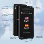 Language Translator Device, 138+ Languages Translation in Real Time for Voice/Text/Photo Portable Smart Voice Translator with 4.1 Inch HD Touch Screen Offline Translation for Business Learning Travel