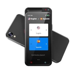 Language Translator Device No WiFi Needed, Upgraded ChatGpt AI Translator Two Way Real Time Voice Translation with 138+ Languages Offline&Recording&Photo＆Text Translation for Business Learning Travel