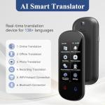 Language Translator Device, 2025 Two-Way AI Voice Translator for Voice/Text/Offline/Photo Translation 138+ Language Online Translation Portable Tow Way Translator Device for Business Learning Travel