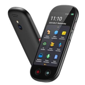 Language Translator Device No WiFi Needed, Upgraded ChatGPT Ai Translator, 150+ Languages Instant Two Way Translator Device, Offline/Recording/Photo/Voice Translation Real Time for Business Learning