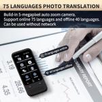 Language Translator Device, Upgraded ChatGpt AI Translator No WiFi Needed, 138 Languages Two Way Real-Time Voice Translation, Offline&Recording&Photo Translation for Travel Business Learning