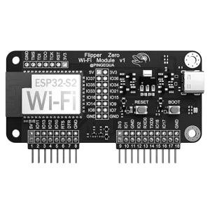 Flipper Zero Wi-Fi Devboard with Pre-Installed Marauder Firmware, ESP32-S2 Chipset for Wireless Penetration Testing, Deauthentication Attacks, SSID Spoofing, IoT Device Control (Black)