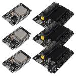 3 Set ESP32 ESP-32S WiFi Development Board NodeMCU ESP-WROOM-32 Microcontroller with ESP32 GPIO Breakout Board 30Pin Type-C Micro USB Dual Interface ESP32 Shield 30P Expansion Board