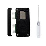 Yeiwenl Case with Pin Protective for Flipper Zero Wi-Fi Dev Board, Protection Accessories Compatible with Flipper Zero Wi-Fi dev Board v1 ESP32-S2 (Black)