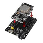 3 Set ESP32 ESP-32S WiFi Development Board NodeMCU ESP-WROOM-32 Microcontroller with ESP32 GPIO Breakout Board 30Pin Type-C Micro USB Dual Interface ESP32 Shield 30P Expansion Board