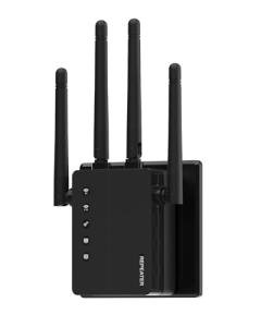 WiFi Extender Signal Booster, 12880 Sq.Ft Range, 105 Device Compatibility, Dual Band 5GHz/2.4GHz, 1200Mbps, WiFi Extender for Expanded Coverage