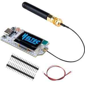 Wishiot ESP32 Lora V3 Development Board Kit WiFi+BLE SX1262 Lora32 0.96inch OLED Display Module + 915MHz 2Dbi Antenna for Arduino NodeMCU IoT (1 Sets)