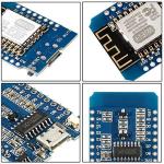 ACEIRMC 6pcs ESP8266 D1 Mini WiFi Dev Board ESP-12 ESP-12F NodeMcu Mini Module for WeMos Lua 4M Bytes WLAN WiFi Internet Development Board Base on ESP8266 ESP-12F for Arduino