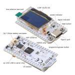 Wishiot ESP32 Lora V3 Development Board Kit WiFi+BLE SX1262 Lora32 0.96inch OLED Display Module + 915MHz 2Dbi Antenna for Arduino NodeMCU IoT (1 Sets)