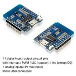 ACEIRMC 6pcs ESP8266 D1 Mini WiFi Dev Board ESP-12 ESP-12F NodeMcu Mini Module for WeMos Lua 4M Bytes WLAN WiFi Internet Development Board Base on ESP8266 ESP-12F for Arduino