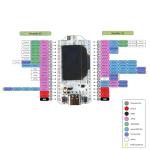 Wishiot ESP32 Lora V3 Development Board Kit WiFi+BLE SX1262 Lora32 0.96inch OLED Display Module + 915MHz 2Dbi Antenna for Arduino NodeMCU IoT (1 Sets)