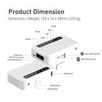GL-XE300 (Puli) 4G LTE Industrial IoT Gateway, T-Mobile Only, Router/Access Point/Extender/WDS Mode, OpenWrt, 5000mAh Battery, OpenVPN Client, Remote SSH, WPA3, IPv6 (EP06A), North America only