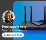 TP-Link AX1800 WiFi 6 Router V4 (Archer AX21) – Dual Band Wireless Internet, Gigabit, Easy Mesh, Works with Alexa - A Certified for Humans Device, Free Expert Support