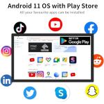AYSTekMann 15.6'' Digital Signage Display Indoor Interactive LCD Touch Screen Commercial Advertising Kiosk Ultra Thin 5G WiFi All in One Android 11 Capacitive