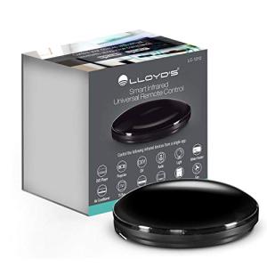 Lloyd's WiFi Smart IR Blaster Box Universal Remote Controller with Cable, Compatible with Alexa, for TVs, STB, DVDs, Air Conditioners, etc. for 2.4 GHz Networks, 38 kHz IR Devices