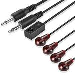 TNP IR Repeater Extender Infrared Remote Control Hidden System Kit - Infrared IR Emitter Blaster Distribution Extension & Receiver Cable for Cable Box Home Theater AV Component Equipment HDTV