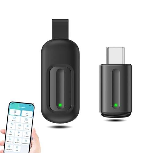Mini Smartphone IR Remote Controller Adapter, Type C Universal Smart IR Controller, Android Mobile Phone Infrared Control for TV DVD Player Refrigerator Light