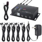 IR Repeater Infrared Repeater System Kit Control Up to 10 Devices Hidden IR Remote Extender Set for Set-top Box, Amplifier, Receiver, DVD, AVR, Blu-ray Player, More