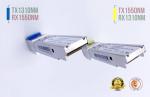 Elfcam® - 1-Piar 1.25G SFP Module Single Mode with The Fiber Optic Port SC/UPC Singlemode, DDM 10km