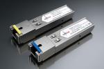 Elfcam® - 1-Piar 1.25G SFP Module Single Mode with The Fiber Optic Port SC/UPC Singlemode, DDM 10km