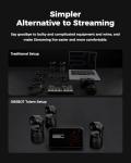 OBSBOT Talent Video Switcher Monitor Encorder Recorder All in One Video Mixer with 7 Video Inputs, Live Streaming to NDI/RTMP/SRT/YouTube and Others Platforms via Wi-Fi, 4G LTE, Ethernet, USB Port.