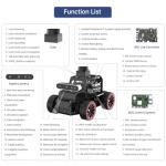 Robot Car for Raspberry Pi 5 ROS2 Humble Ubuntu Programmable AI Vision Smart Robot Kit, Lidar SLAM Mapping Navigation Path Planning Autonomous Driving Ackermann Chassis, MentorPi A1 Without RPi