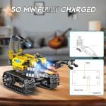 CUBIMANA Robot Building Toys for Kids - 5 in 1 Remote- & App-Controlled Robots Toy, RC Wall/Engineering/Mech Scorpion Building STEM Toys, Robot Toy Gifts for Kids Boys Girls Age 10+ (560 PCS)