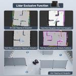 Robot Car for Raspberry Pi 5 ROS2 Humble Ubuntu Programmable AI Vision Smart Robot Kit, Lidar SLAM Mapping Navigation Path Planning Autonomous Driving Ackermann Chassis, MentorPi A1 Without RPi