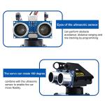 KEYESTUDIO Smart Car Robot,4WD Programmable DIY Starter Kit for Arduino for Uno R3,Electronics Programming Project/STEM Educational/Science Coding Kit for Teens Adults,15+