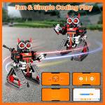 GILI Robot Building Remote Control Gift STEM Building Kit for Boys 8-12 - 3 in 1 Educational Toys for 6 7 8 9 10 11 12 + Year Old Boys Birthday Gifts for Kids - Tracked Racer Car Tank Robotics