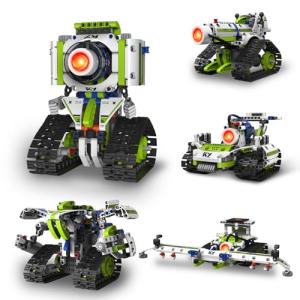 STEM Robotics Kit for Kids Ages 8-12,5 In1 Robot Building Kit Toys,337 Pcs Blocks App & Remote Control Robot Building Set,Erector Science Set For Kids Age 8 9 10 11 12+ Educational Gift For Boys
