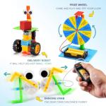STEM Robotics Kits for Kids Age 8-12, DIY Engineering Crafts Kit Science Robot Building STEM Toys for Boys & Girls Ages 6-8 8-10 6 7 8 9 10 12 13 14