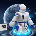 Cargooy Best Gift for Kids,Intelligent Programmable RC Robot with Infrared Controller Toys,Dancing,Singing, Moonwalking and LED Eyes,Gesture Sensing Robot Kit for Childrens Entertainment (Blue)