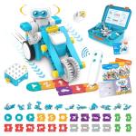 WhalesBot B3 Pro 24-in-1 STEM Card & Pen Coding Robot Kit for Kids, 99-Piece Educational Building Set with Interactive Storytelling, Ideal Toy Gift for Boys & Girls Ages 4-6