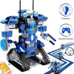 Yerloa Robot Building Kit for Ages 6-12, Remote & APP Control Toys, Robotics STEM Projects, Gifts for 8-12 Year Old Boys Girls, 405 Pcs