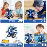 Yerloa Robot Building Kit for Ages 6-12, Remote & APP Control Toys, Robotics STEM Projects, Gifts for 8-12 Year Old Boys Girls, 405 Pcs