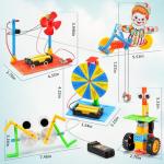 STEM Robotics Kits for Kids Age 8-12, DIY Engineering Crafts Kit Science Robot Building STEM Toys for Boys & Girls Ages 6-8 8-10 6 7 8 9 10 12 13 14