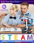 OKK Robot Kit, STEM Toys for Kids 8-12, APP & Remote Control, DIY Engineering Educational Coding Robotics, Programmable Building Sets Gifts for Boys Girls