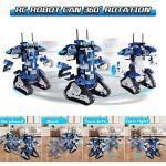 Yerloa Robot Building Kit for Ages 6-12, Remote & APP Control Toys, Robotics STEM Projects, Gifts for 8-12 Year Old Boys Girls, 405 Pcs