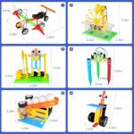 SplashNSpray STEM Robotics Kit for Kids Age 8-12, Robot Kits Educational Science Experiments Projects, Engineering Building Toy Electronic Motor Robot Craft, Big Boys & Girls Toys Birthday Present